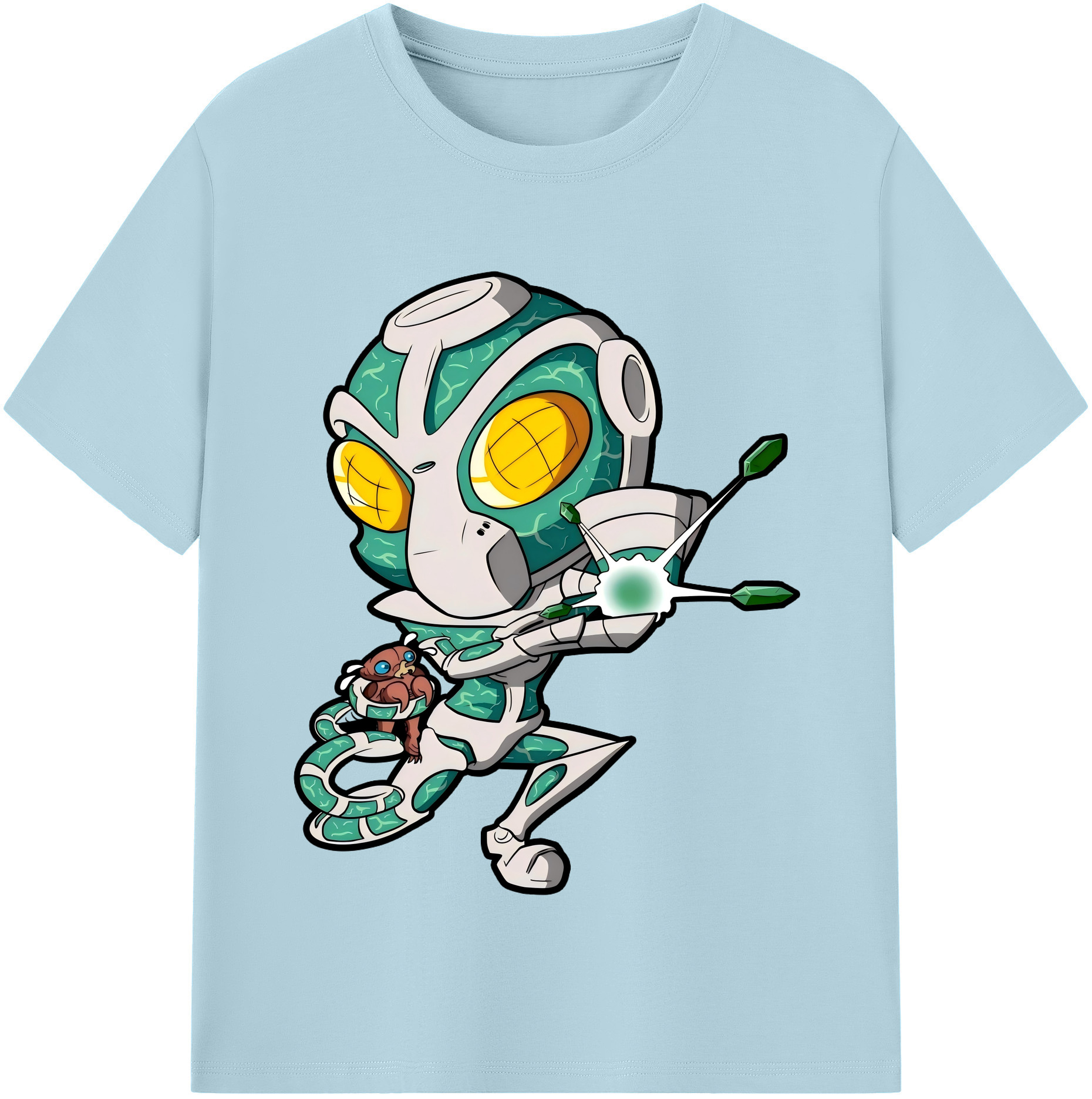 （画像用） ジョジョの奇妙な冒険 花京院 典明（かきょういん のりあき） JoJo's Bizarre Adventure Kakyoin Noriaki 綿100％半袖Tシャツ（フロントプリント）